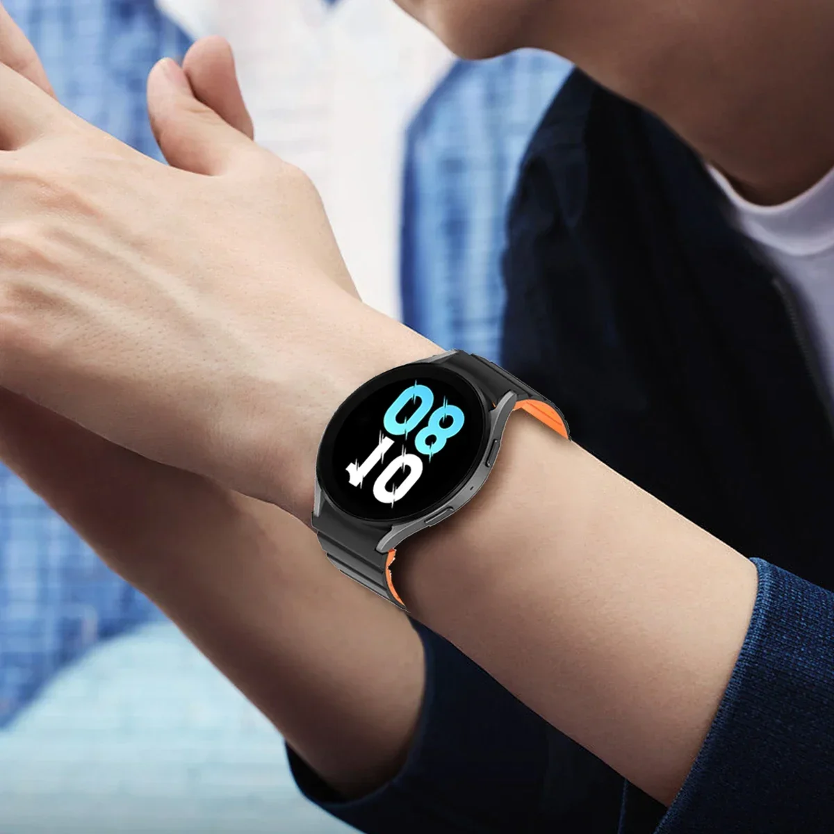 Seamless Silicone Magnetic Watch Strap