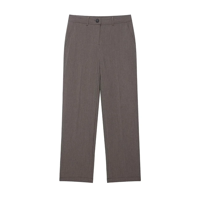 Street Fashion Belt Shirt 2 Pieces Sets Women Long Sleeve Tops Straight Leg Pants Set 2025 Autumn Casual Woman Outfits ﻿