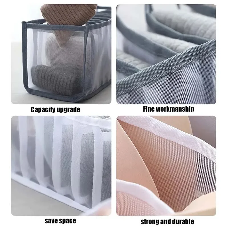Panties Underwear Bra Sock Organizer Clothes Wardrobe Closet Clothing Organizer Box Organization System Divider Drawers