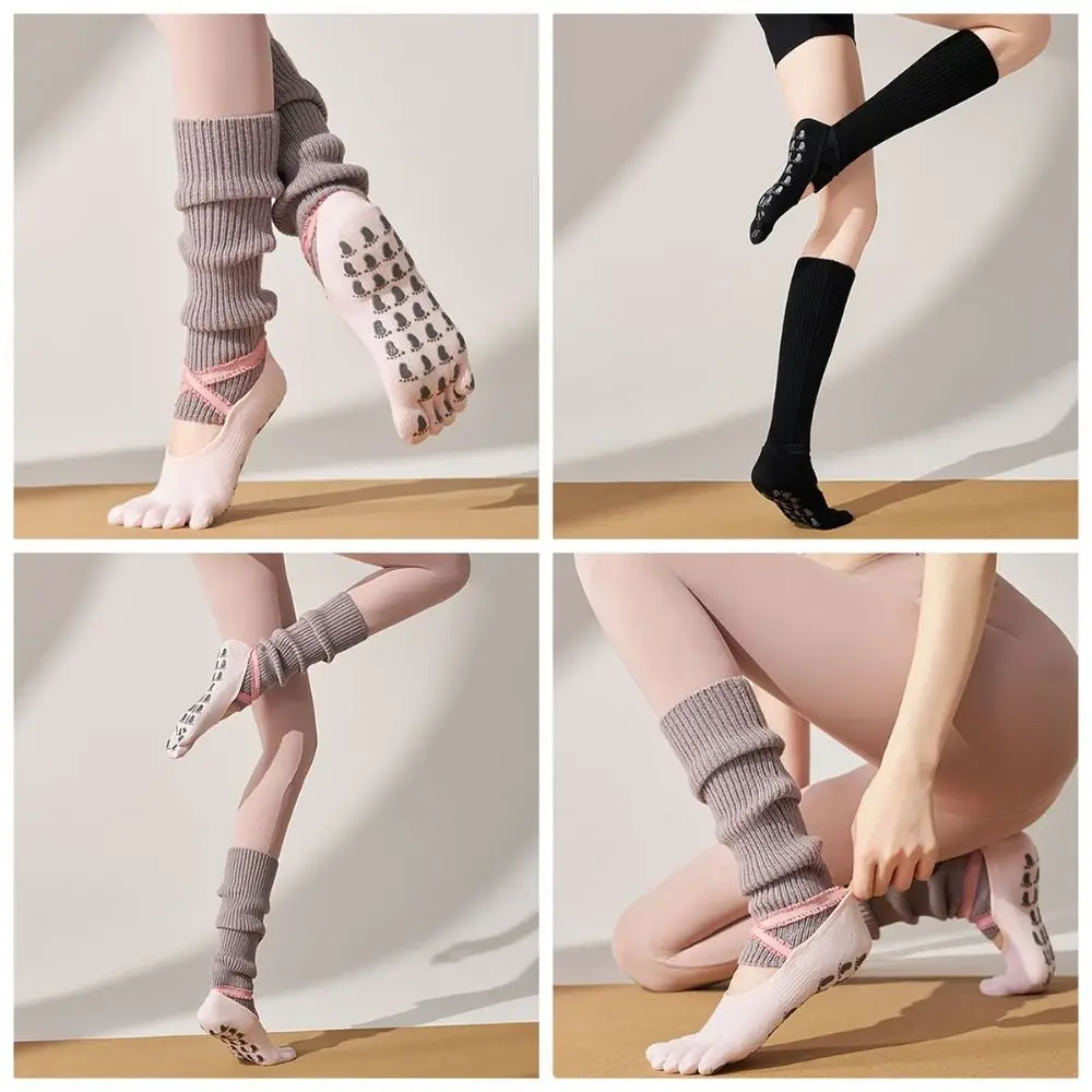 Cotton Yoga Socks Breathable Non Slip Grip
