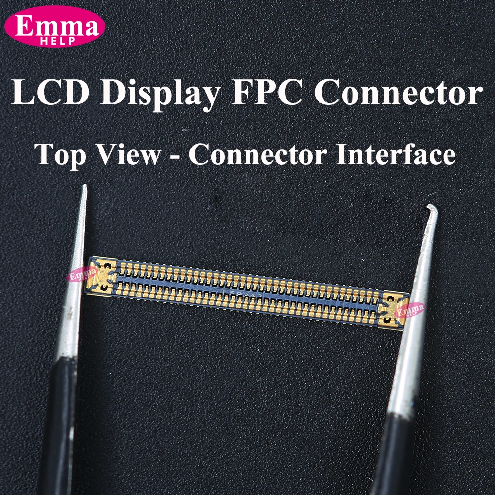 10pcs LCD Display Screen Flex FPC Connector - 40 78 Pin Plug On Board