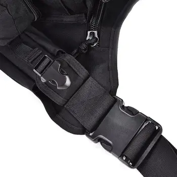 Borsa da petto per esterni di grande capacità Borsa da sella da arrampicata in nylon multifunzionale ad alta densità Borsa a tracolla da viaggio durevole e traspirante