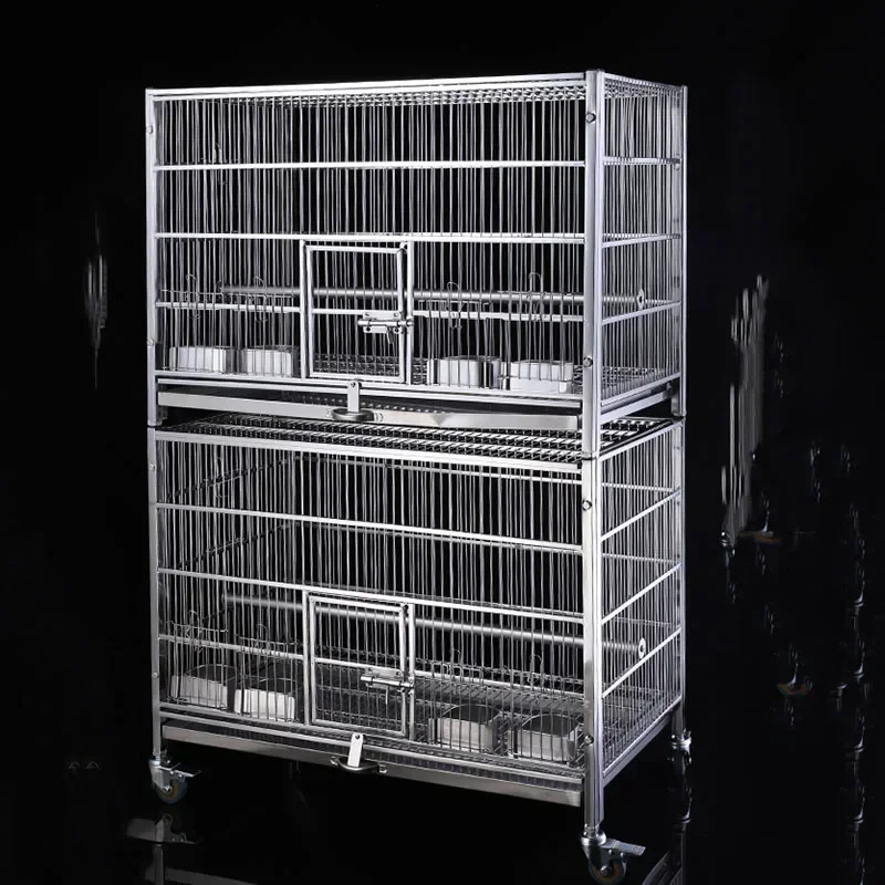 

Animal cage, bird cage, pet rabbit outdoor bracket, dog cage, cat cage, feeder, balcony cage, Pour Oiseaux cage decoration