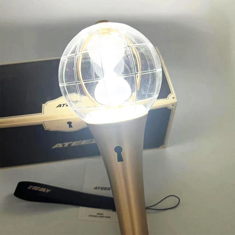 Kpop Ateezed Lightstick Ver.2 Ver.1 Korea Light Stick Globe Hand Lamp  Concert Lamp Party Flash Fluorescent Toys Fans Collection