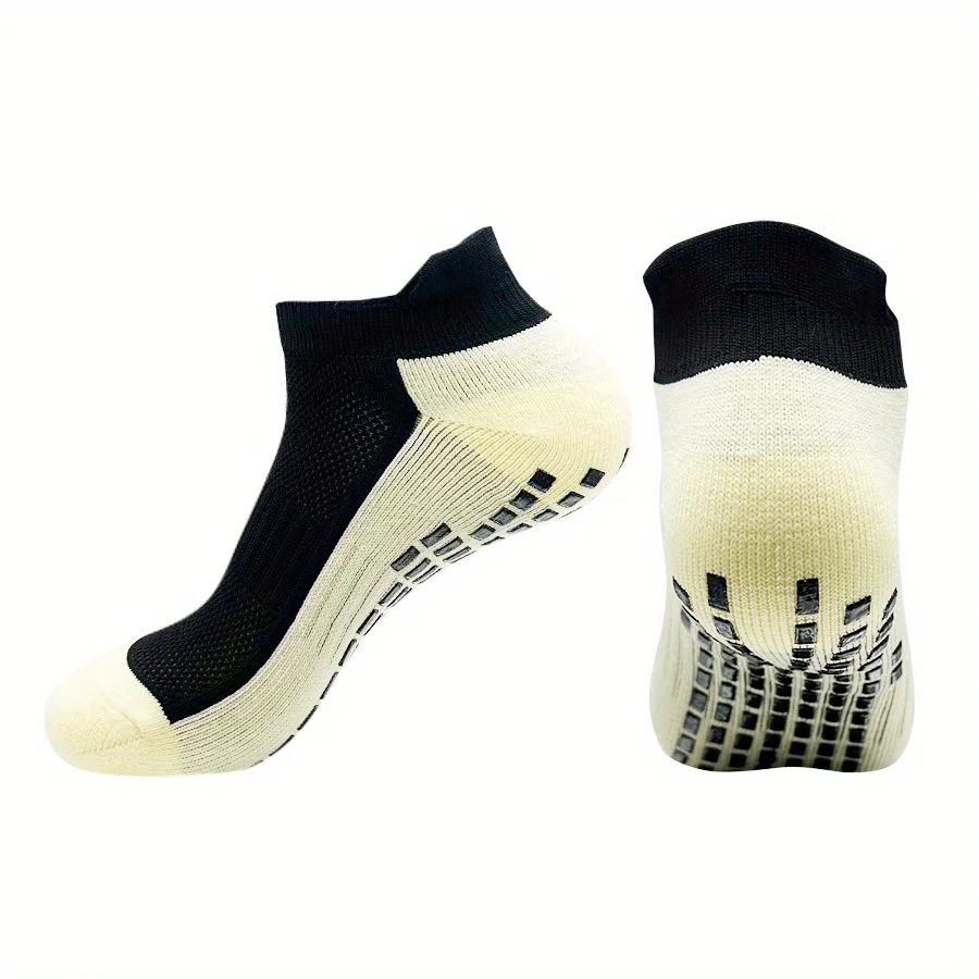 1 Pairs /5 Pairs of Multi-color New Men's and Women's Non-slip Football Socks Breathable Running Yoga Socks Hiking Sports Socks