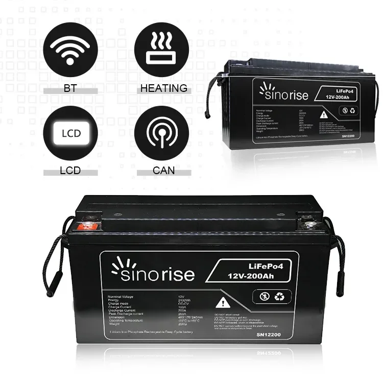 25.6V Rechargeable Pack Battery RV Golf Cart Battery LiFePO4 Akku 12V 24V 100Ah 200Ah 300Ah Lithium ion Phosphate Batteries