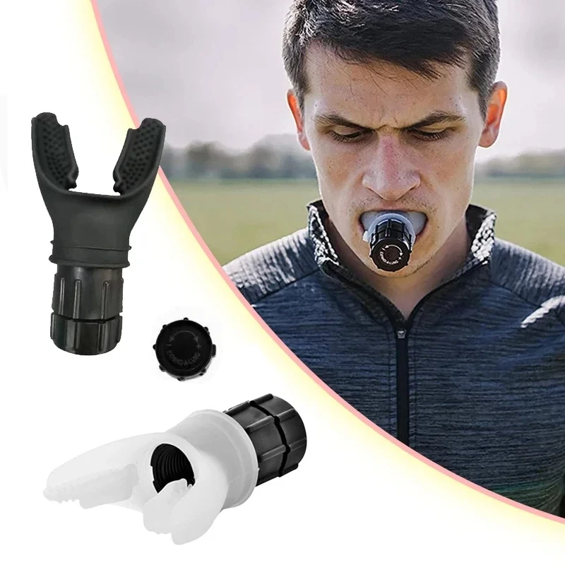 

1PC Sports Breathing Trainer Exercise Lung Face Mouthpiece Respirator Fitness Equipment for Household Healthy Care Accessories