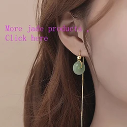 VENTFILLE Ellenbogen Perlenkette Hetian Jade Halskette für Frauen Mädchen Geschenk Frisches Temperament Ins Mode Frieden Glück Schmuck – Detail 2