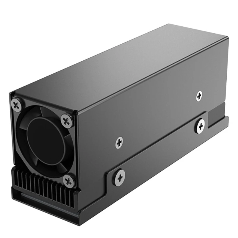 

M.2 2280 SSD Heatsinks with Highly Speed PWM Cooling Fan Thermals Pad for M.2 System Efficiency and Reliability