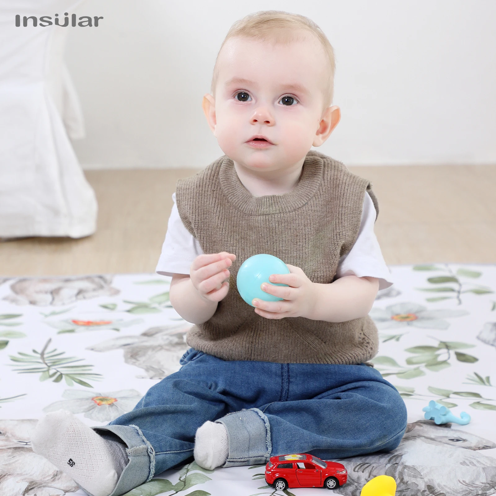 Foldable Baby Play Mat Non Slip Waterproof Durable Educational Children's Carpet in the Nursery Climbing Pad Kid Activitys Games 2