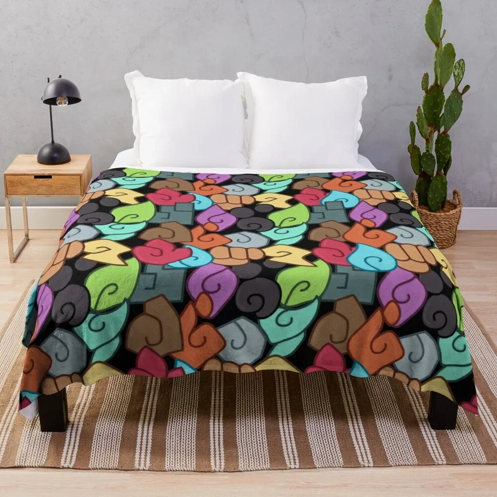 Tipi Di Elementi Temtem Modello Coperta Plaid Bed Plaid Fluffys Grandi Coperte