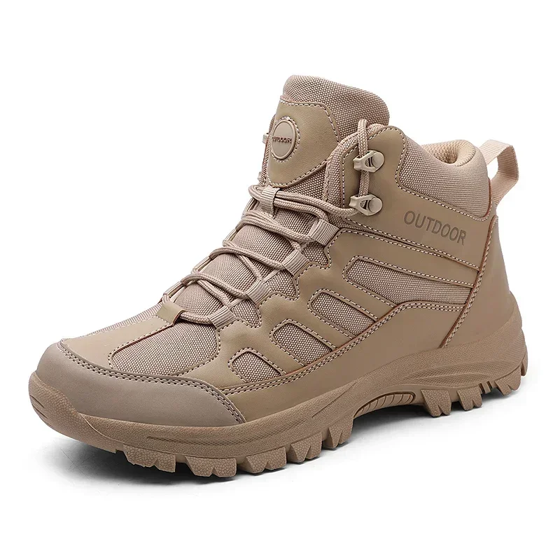 Men Boots Tactical Military Boots Outdoor Hiking Boots Spring Men's Work Shoes Special Force Tactical Desert Combat Ankle Boots autumn men s military boots outdoor leather hiking boots men army special force desert tactical combat ankle boots work shoes