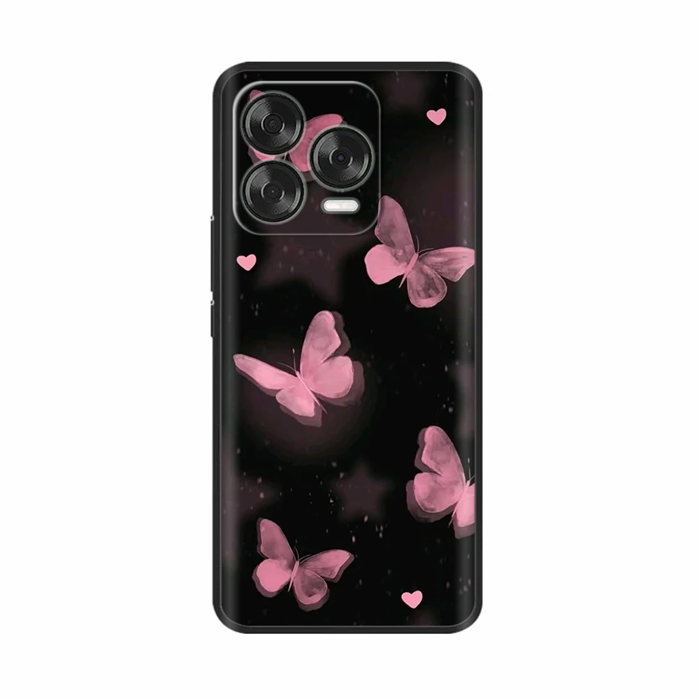 Colorful Flowers Pattern Soft TPU Silicone Phone Case Cover