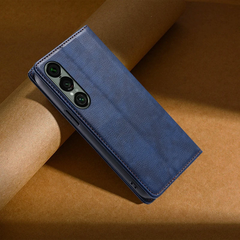 Elegant Leather Phone Holster and Book Cover Case
