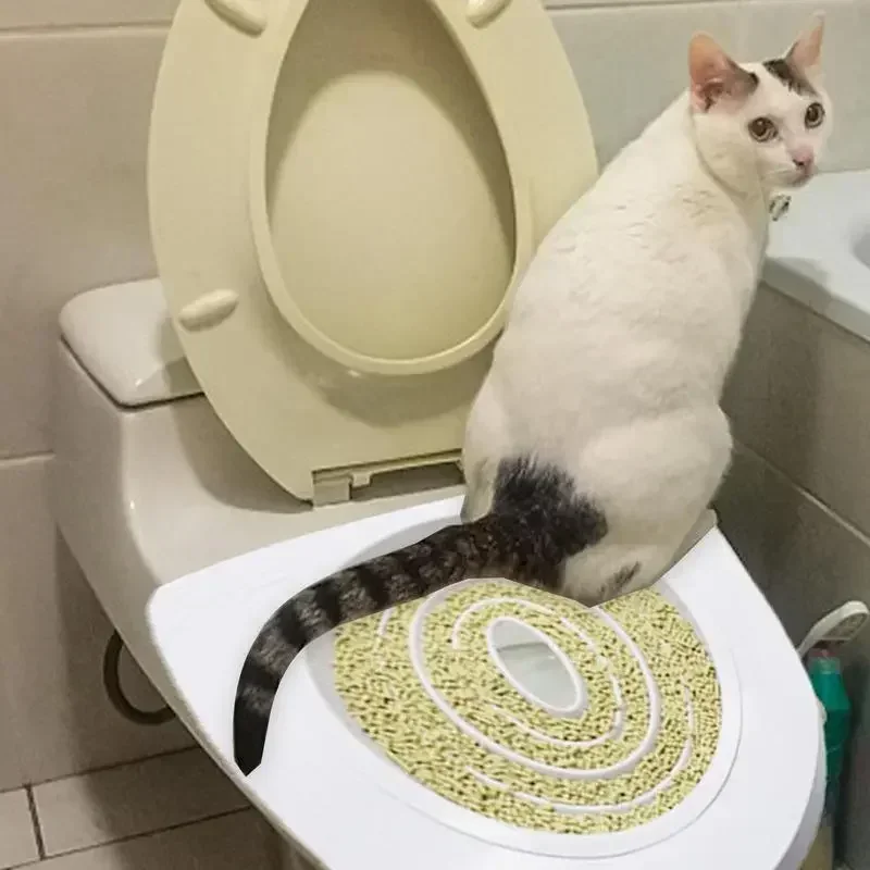 Kitten Reusable Pet Litter Trainer Potty Cats Supplies Tray Indoor Professional Kit Puppy Toilet Cat System Training