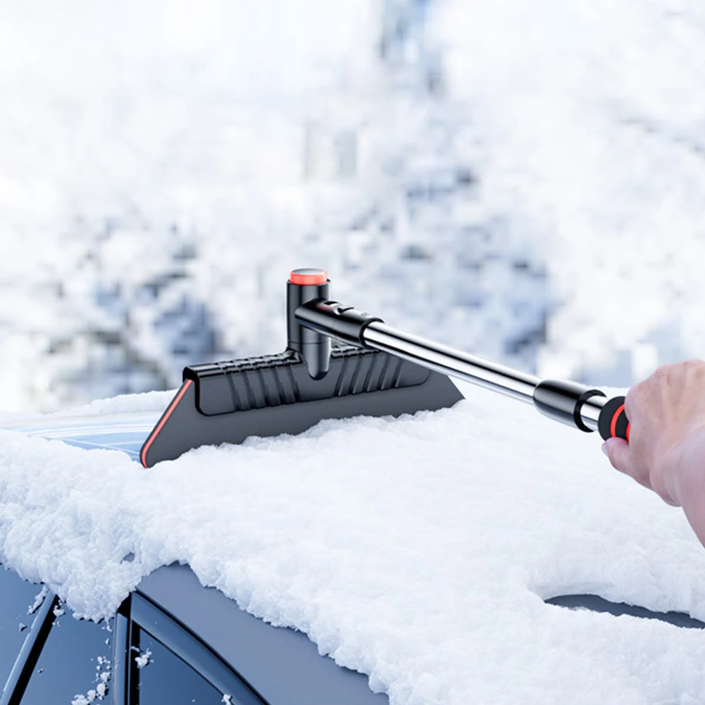 3 in 1 winter snow remover brush windshield defrost broom ice scraper tool car accessories extendable handle