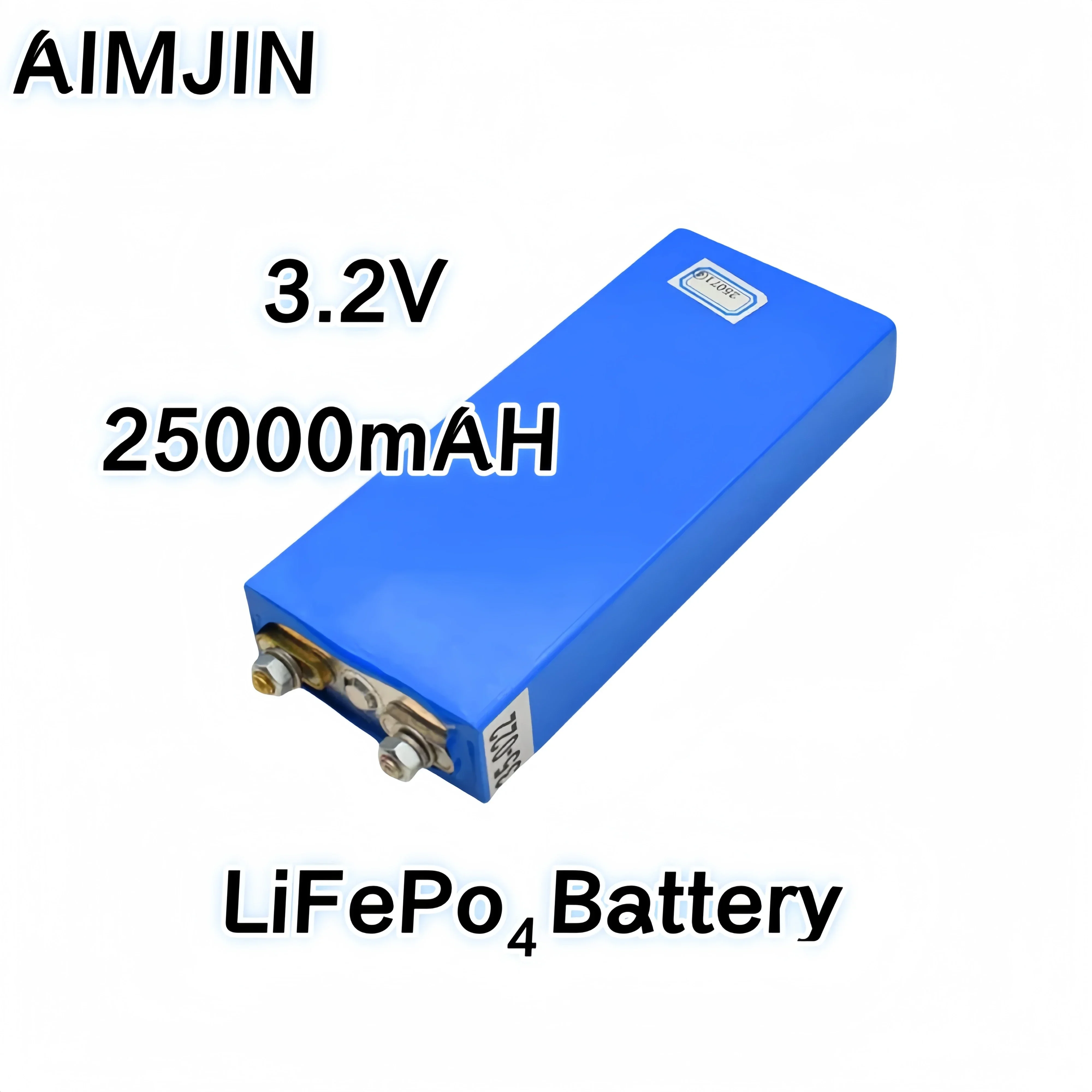 

3.2V 25000mAh 80Wh LiFeP04 deep cycle battery DIY 12V24V36V48V solar UPS electronic equipment battery