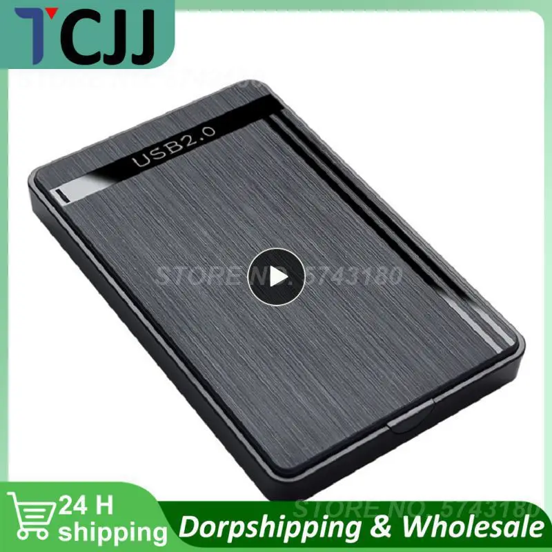 Durevole Usb2.0 Laptop Hard Drive Box Elegante Custodia Per Disco Rigido Portatile Sottile Portatile Facile Da Usare Backup Dati Portatile Ad Alta Vel