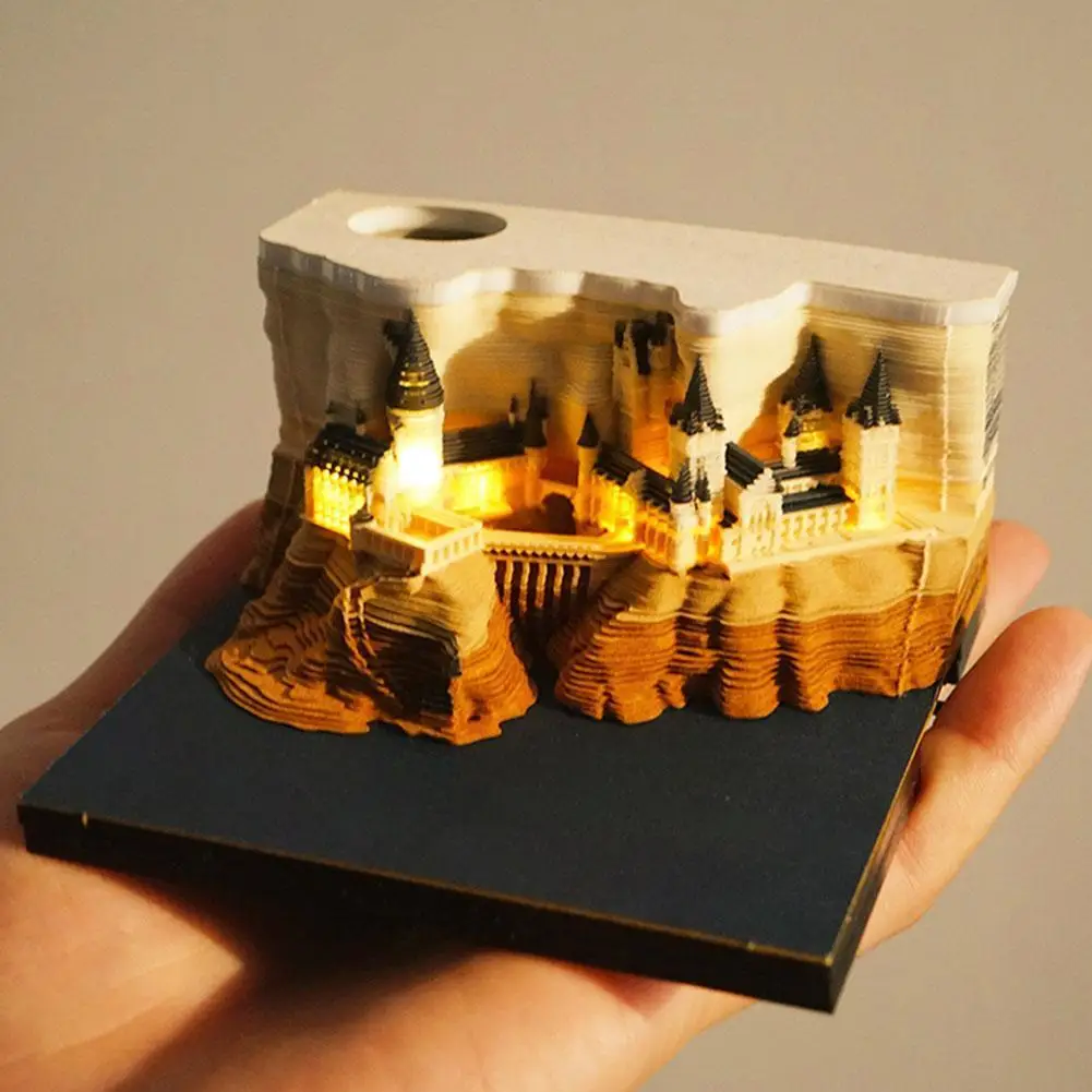 3d Memo Pad Block Notes Magic Castle 3d memo pad block notes magic castle 01