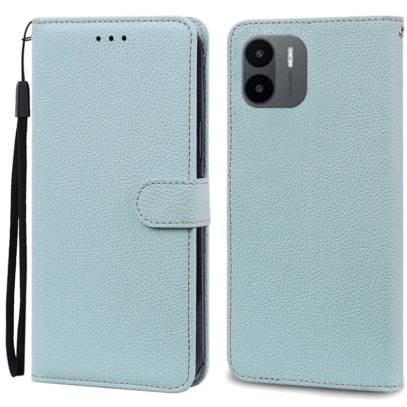 Leather Flip Wallet Phone Case - Elegant Book Style Cover, Durable Protection, Sleek Design