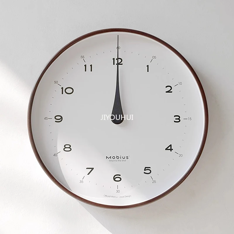 

Digital Modern Wall Clock Wood Movement Silent Electronic Wall Clock Minimalist Plane Duvar Saati House Accessorie Living Room