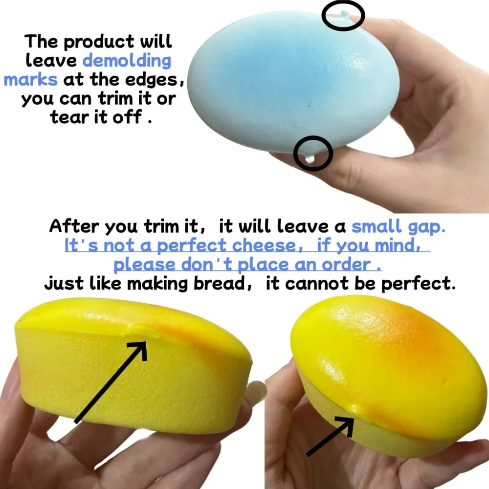 Squishy Cheese Cake Stress Relief Fidget Toy