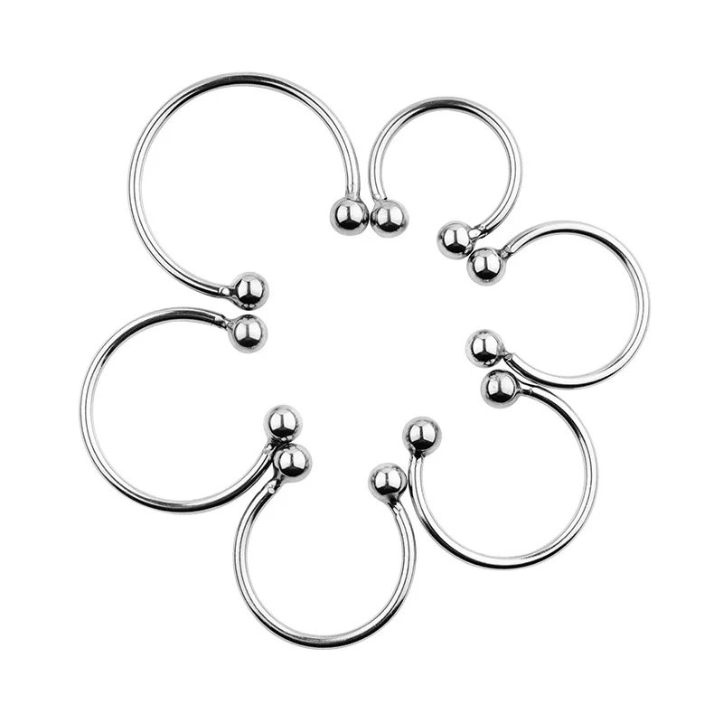 Anillos de Metal de acero inoxidable para hombres, cabeza Glan, productos estimulantes para adultos, Juguetes sexuales hom