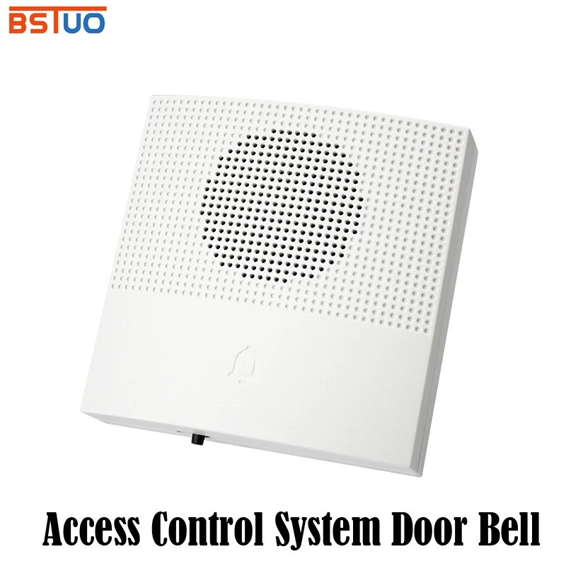 38 звуків, регульований дверний дзвінок, 12 В, дротовий і акумулятор, два типи дверного дзвінка для системи контролю доступу до дверей, 38 жерсті