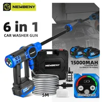 NEWBENY 200Bar Brushless Electric Car Washer 6 IN 1Cordless Efficient Car Garden Washing Power Tools For Makita 18V Battery 1