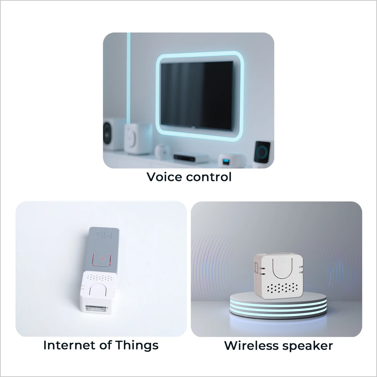 M5Stack Official ATOM Voice Programmable AI Smart Speaker with Built-in ESP32 Bluetooth WiFi Internet of Things Development Kit — view 5