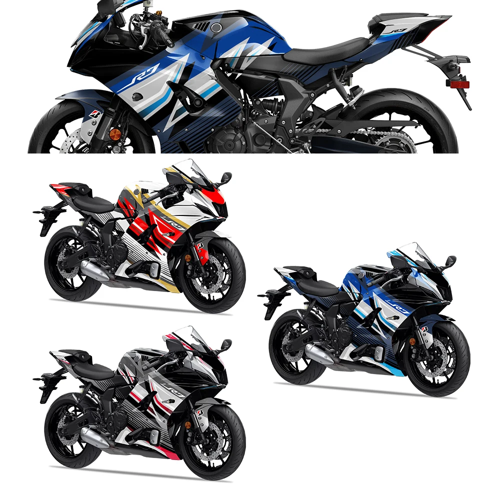 For Yamaha YZF-R7 YZF R7 2021 2022 2023 Motorcycle Full Fairing Protection Decal Graphics Kit Stickers