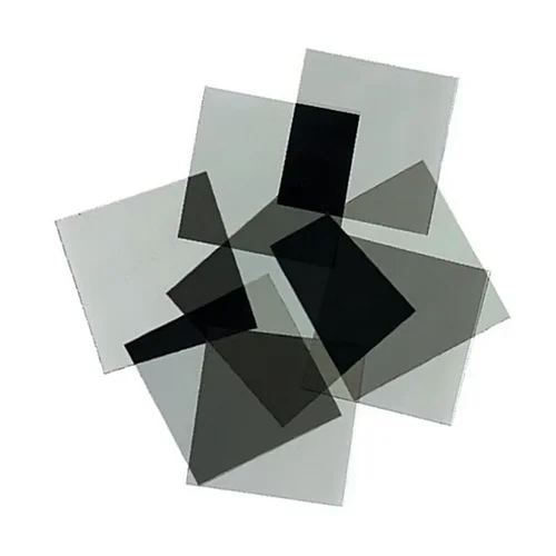0/90 도 접착/비접착 선형 편광 필름 시트, LCD 편광 필터, LCD 편광 필름 시트, 10x10cm, 2 개 팩 2