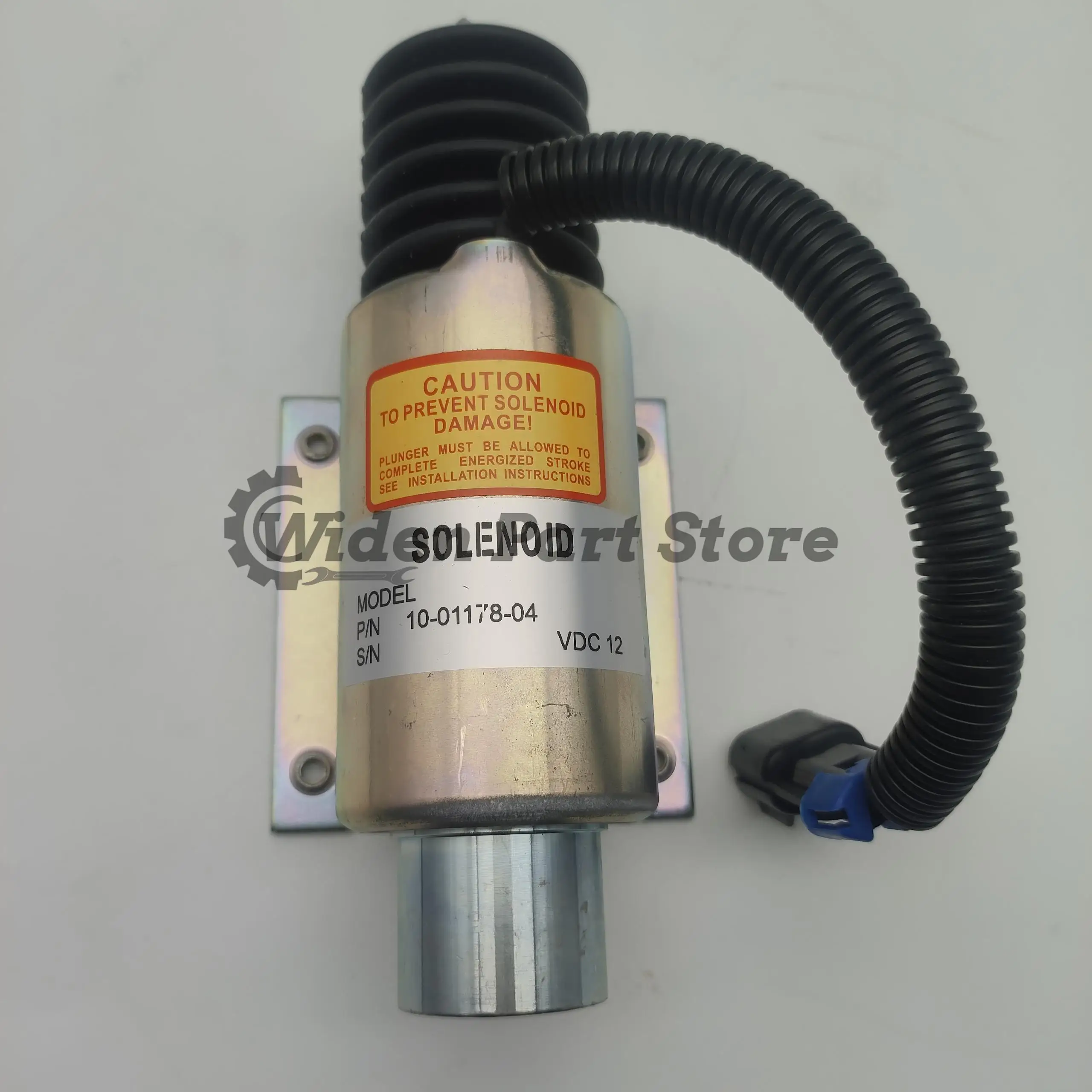 

12VDC Stop Solenoid 10-01178-04 for Carrier Transicold Linear Speed Solenoid 2-Way Connector 10-01178-02