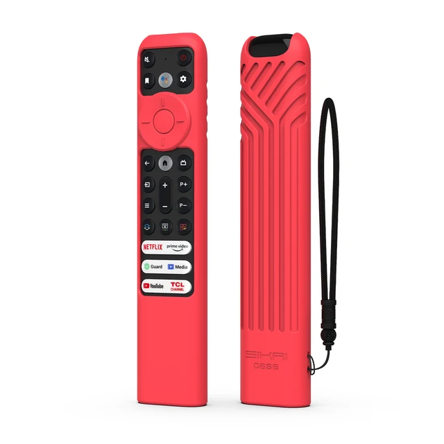 Funda de silicona para mando a distancia de TV TCL, cubierta protectora  ecológica para Control remoto, RC902V, FMR1, Google, Android, Smart, QLED,  Voice TV - AliExpress