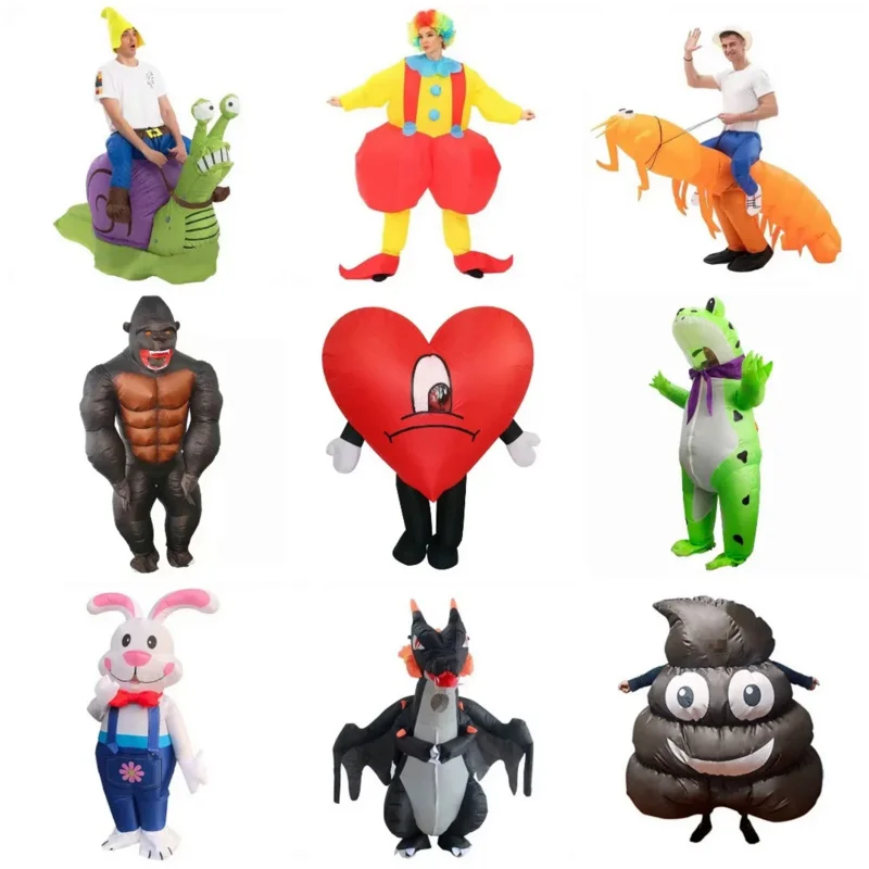Simbok Inflatable Costume Cosplay Funny Decoration for Adult Men Women Suit Christmas Birthday Easter Carnival