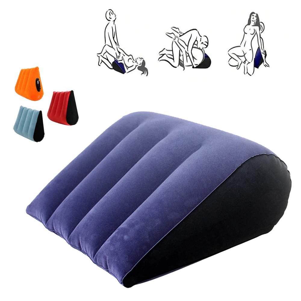 Sex toys Inflatable Wedge Pillow Love Intercourse Cushion 18 Adult Sexuality Position Couple Body Support Cushion Air Triangular Pillow