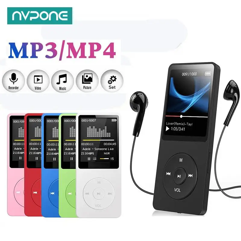 Compact Digital Media Player with USB Charging and Display