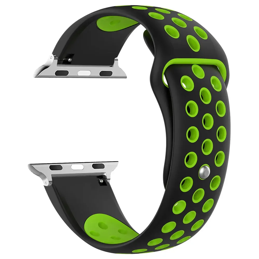 Breathable Sport Loop Strap for Apple Watch - Silicone Bracelet Band