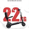 Lightweight Foldable Portable 36v 4Ah Lithium Battery Scooter Aluminum Alloy Adult Electric Scooter 4