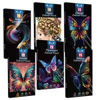 H&B School Colored Pencils Blackwood Soft Oil-Based Core Eco Friendly Professional Drawing Stationery Items Portable in Iron Box 1