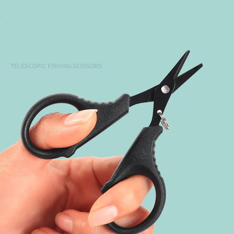 1pcs Stainless Steel Fishing Scissors Serrated Portable Cut For Fishing PE Braid  Line Fine Fishing Tools - AliExpress