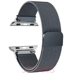 Elegant Milanese Loop Metal Watch Band Bracelet - Premium Stainless Steel Strap - 42 44 45 49 46MM (20 space gray)
