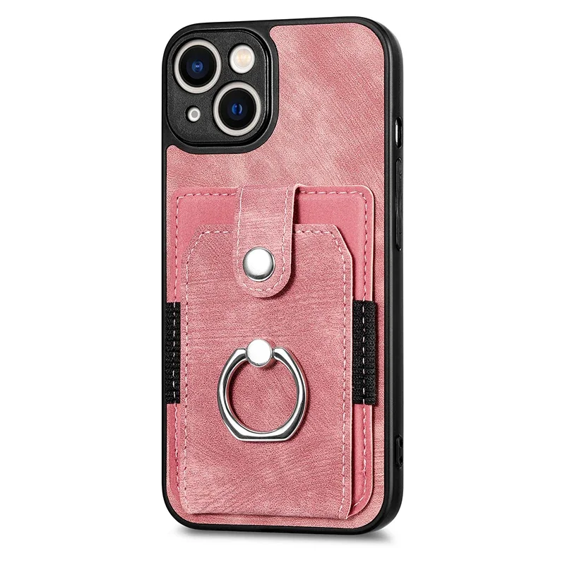 Slim Protective Ring Card Holder Phone Case Back Cover