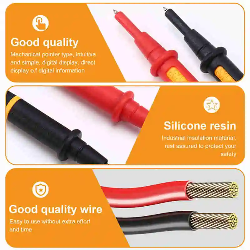 For TL175 Twistguard Test Leads Multimeter Clampmeter Test Lead Set Replacement And Maintenance