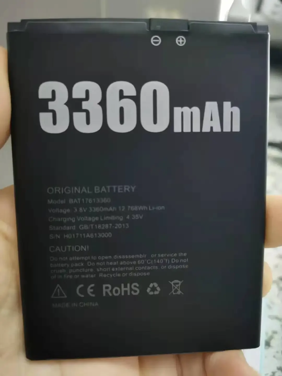 100% Original New DOOGEE X30 Battery 3360mAh Replacement Accessory Accumulators For DOOGEE X30 Smart Phone