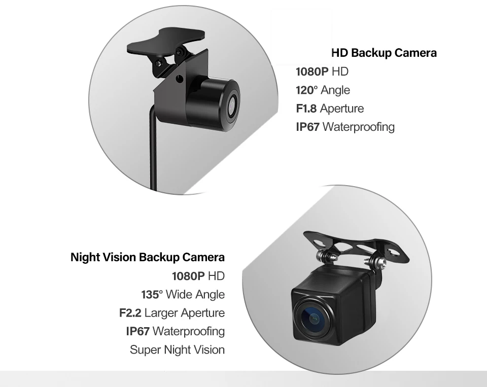 Camera 70mai Midrive Rc05 Camera Lùi ô Tô 70MAI Night Vision