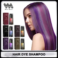 Black Hair Dye Shampoo Rapid Hair Dyeing Repair Dry Reduce Breakage Split Ends Oil Control Nourishing Hair Root Coloring Shampoo 1