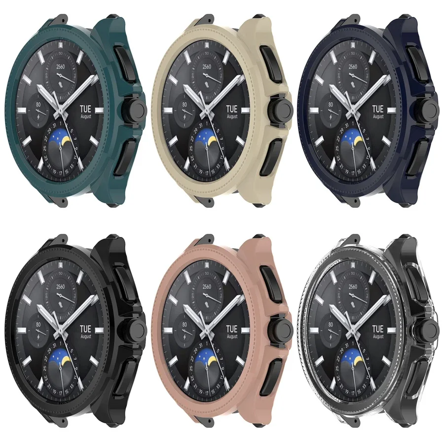 Durable Smart Watch Protective Case Cover - Hard PC Shell Frame Bumper