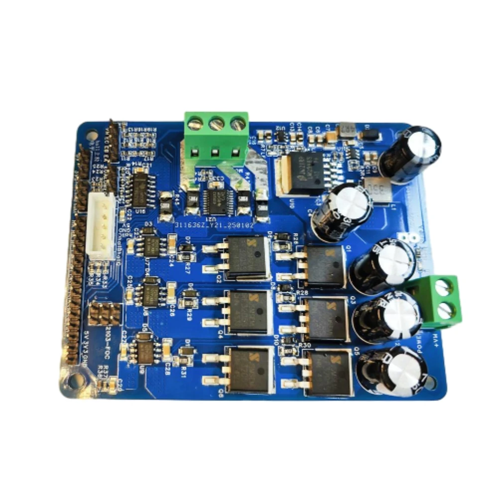 Motor Drive Board,FOC Motor Development Board Drive Module Six-step Commutated Brushless VVVF 3-phase Asynchronous