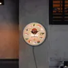 Japanese Cuisine Sushi Tasty Food Wall Clock Kitchen Wall Art Decorative Minimalist Wall Watch Gift for Foodies Restaurant Chef 5